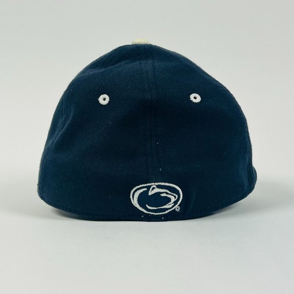 The Game A Flex NCAA Penn State Nittany Lions Football Mens OSFM Blue Ball Hat - Picture 3 of 6